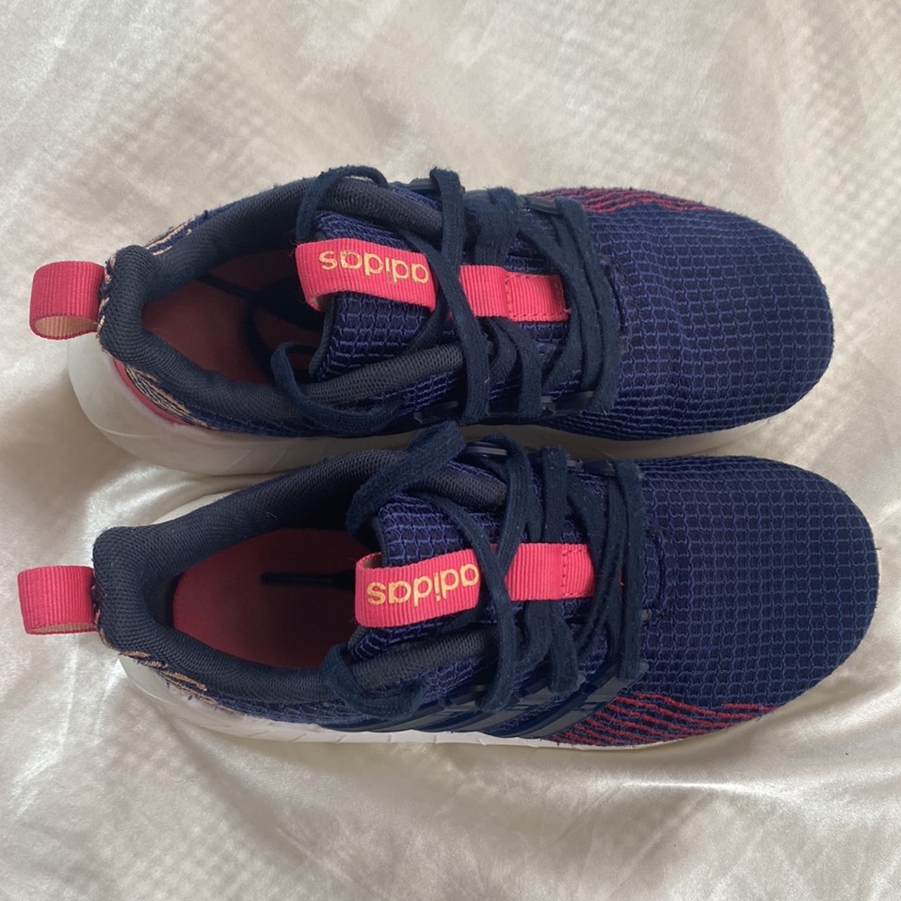 Adidas kids running shoes! They are unisex shoes